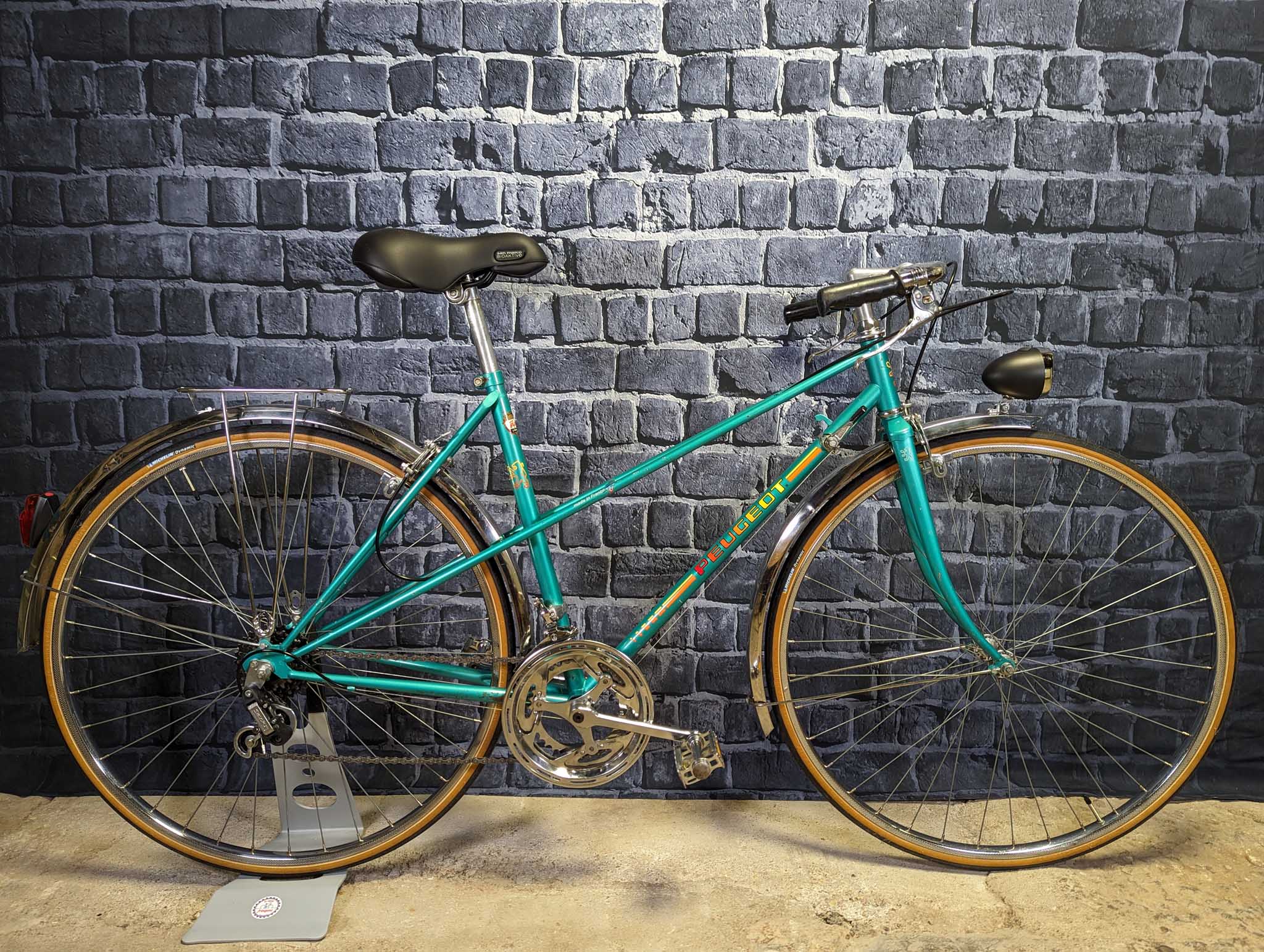 Vélo Femme Vintage Peugeot PH15 T De 1984 - Cadre 50 Cm Couleur Blanc - Occasion