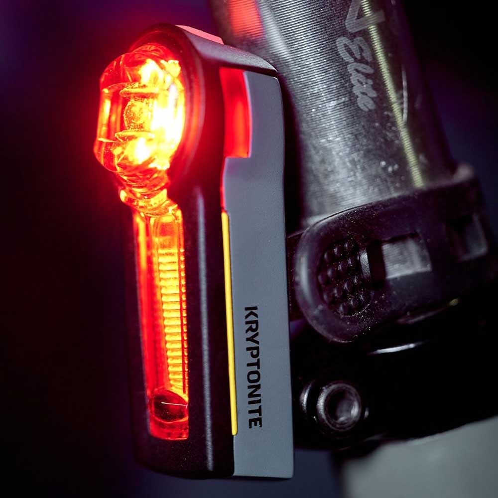 Pack Éclairage avant et arrière KRYPTONITE X6 60 Lux + Incite XBR Brake