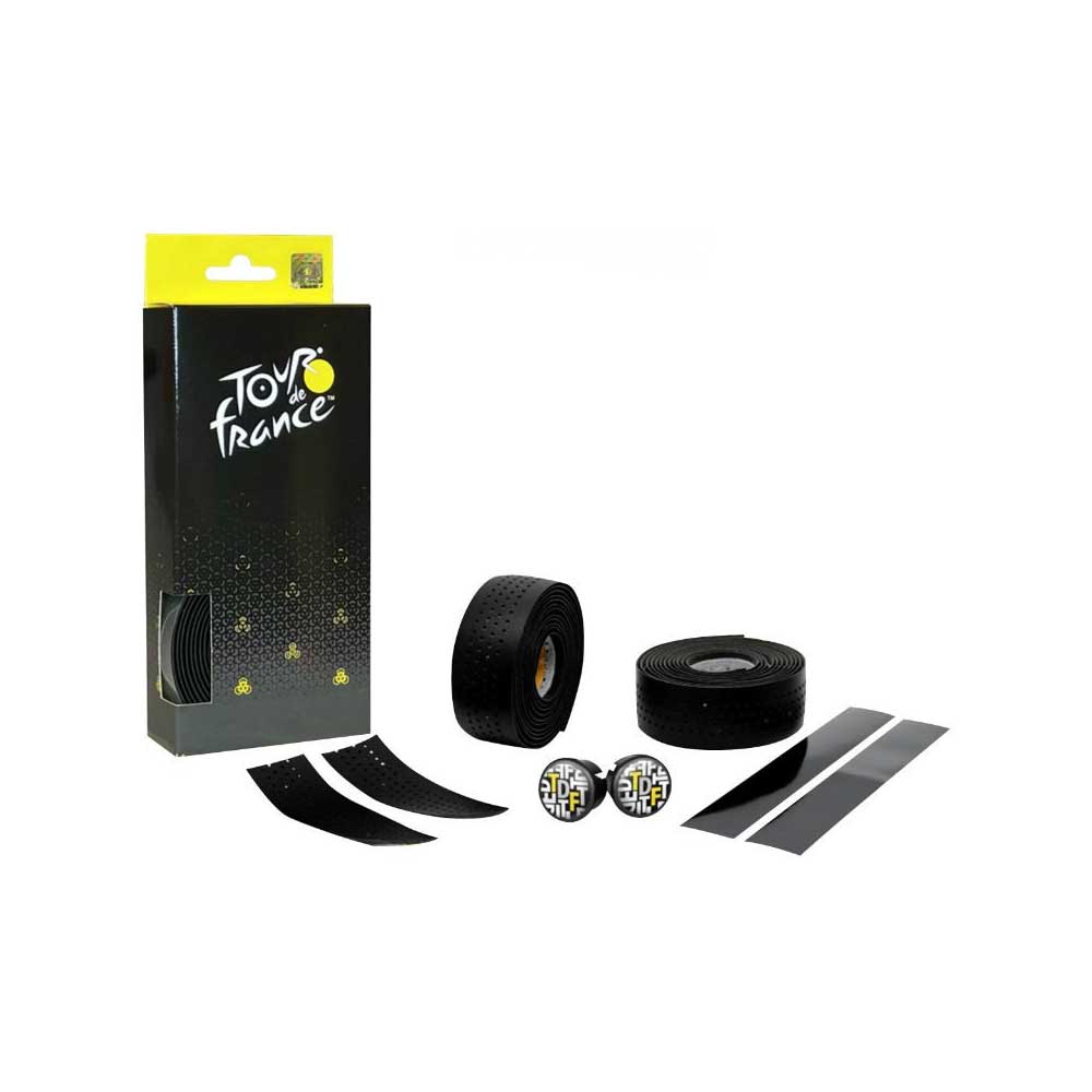 Ruban de cintre Guidoline VELOX Tour de France Classique perforé noir