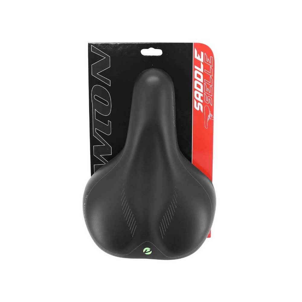 Selle NEWTON City Confort 50 Fluidynamic élastomère mixte noire