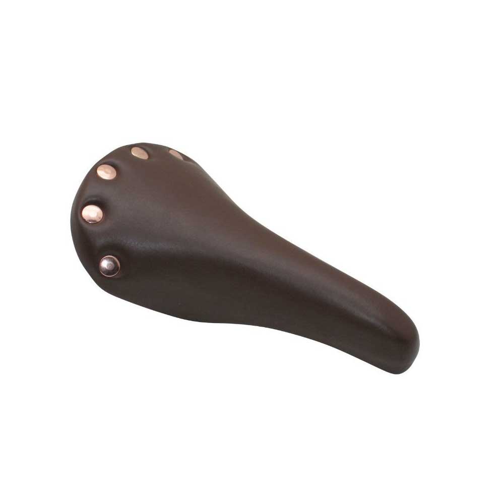 Selle-velo-newton-route-vintage-marron