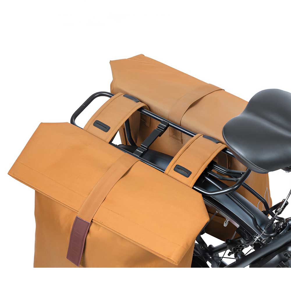 Double Sacoche Vélo BASIL City 28/32 litres Fixation universelle sur p